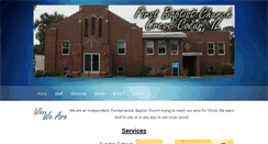 Desktop Screenshot of firstbaptistcc.net